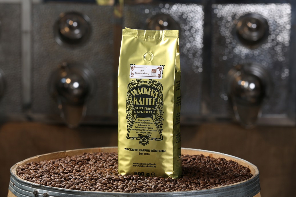 Wacker's Kaffee Bio Hausmischung Kaffeebohnen