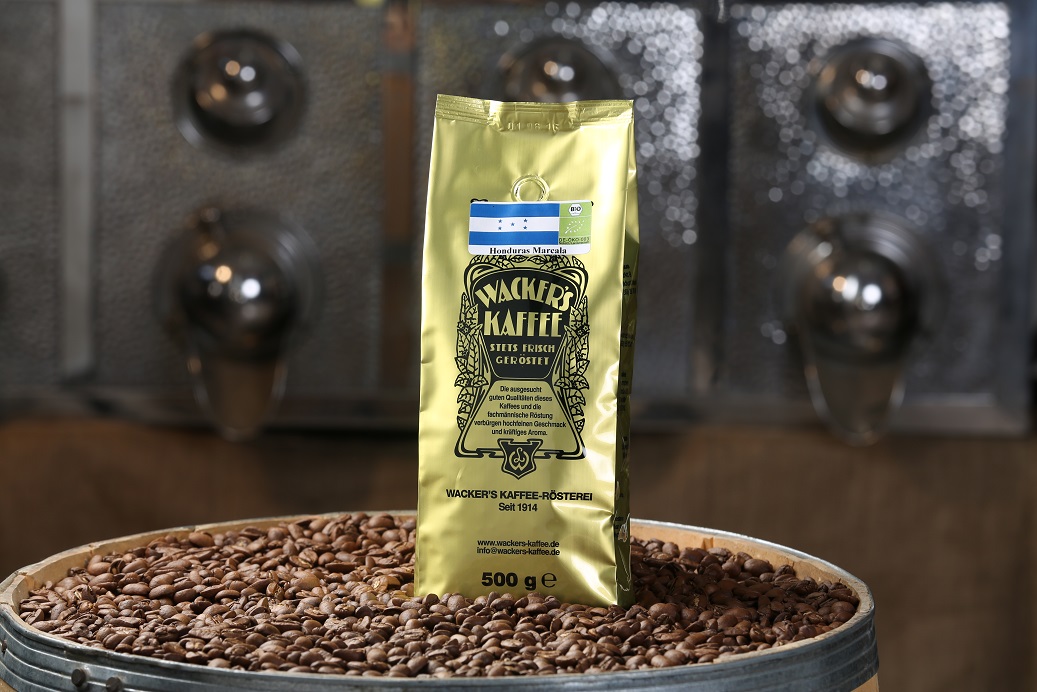 Wacker's Kaffee Bio Honduras MArcala Kaffeebohnen
